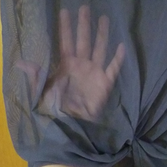 Sheer gray top - Picture 4 of 4